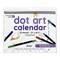Leisure Arts Dot Art Calendar, 8.5"X11", Blank Calendar, Dot Markers, Paint, Art Markers, Paint Paint Dotters, Dotters, Coloring, Adult Coloring